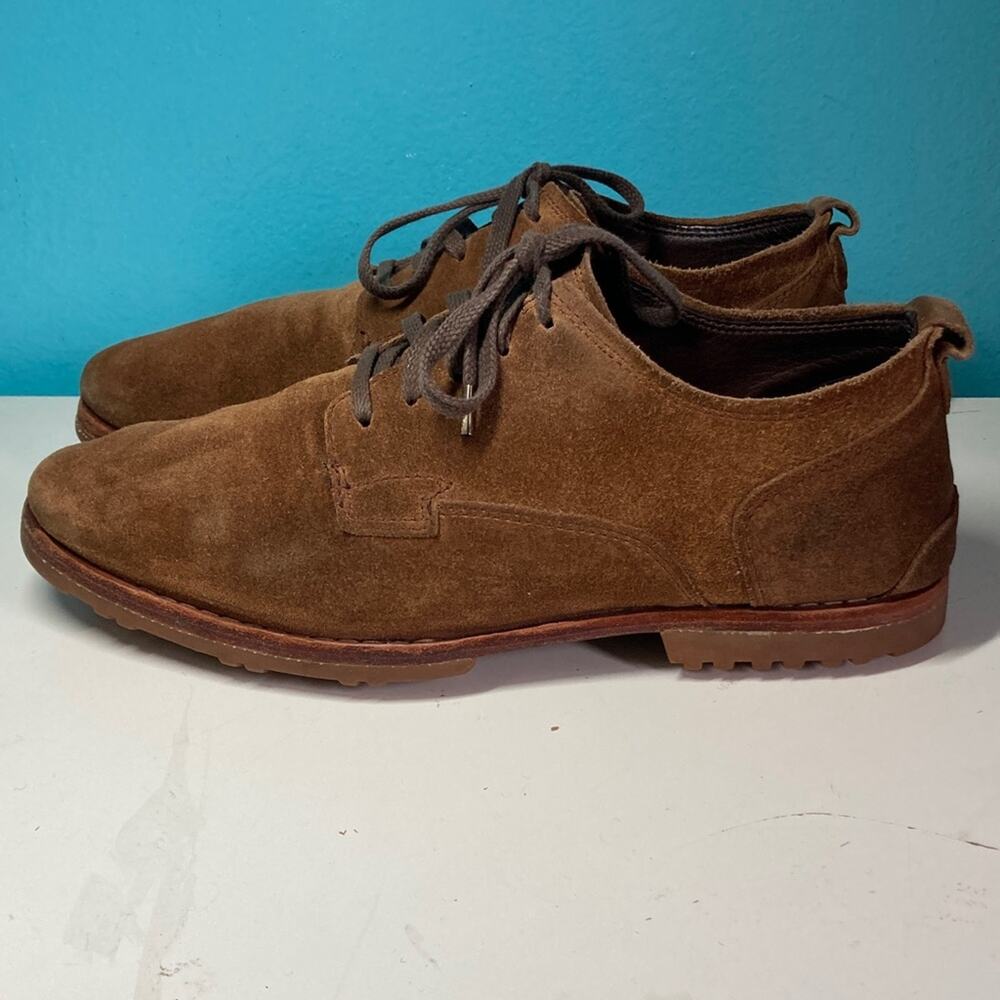 Timberland Boot Company Mens Size 9 Brown Suede Lace Up Oxfords